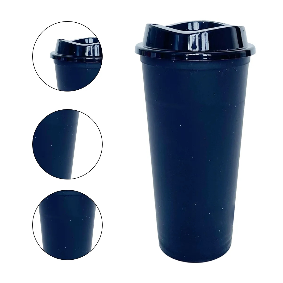 16 Oz. Plastic Shaker Cup With Flip Lid In Assorted Colors 2