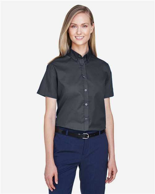 Women's Optimum Short Sleeve Twill Shirt - 78194 22