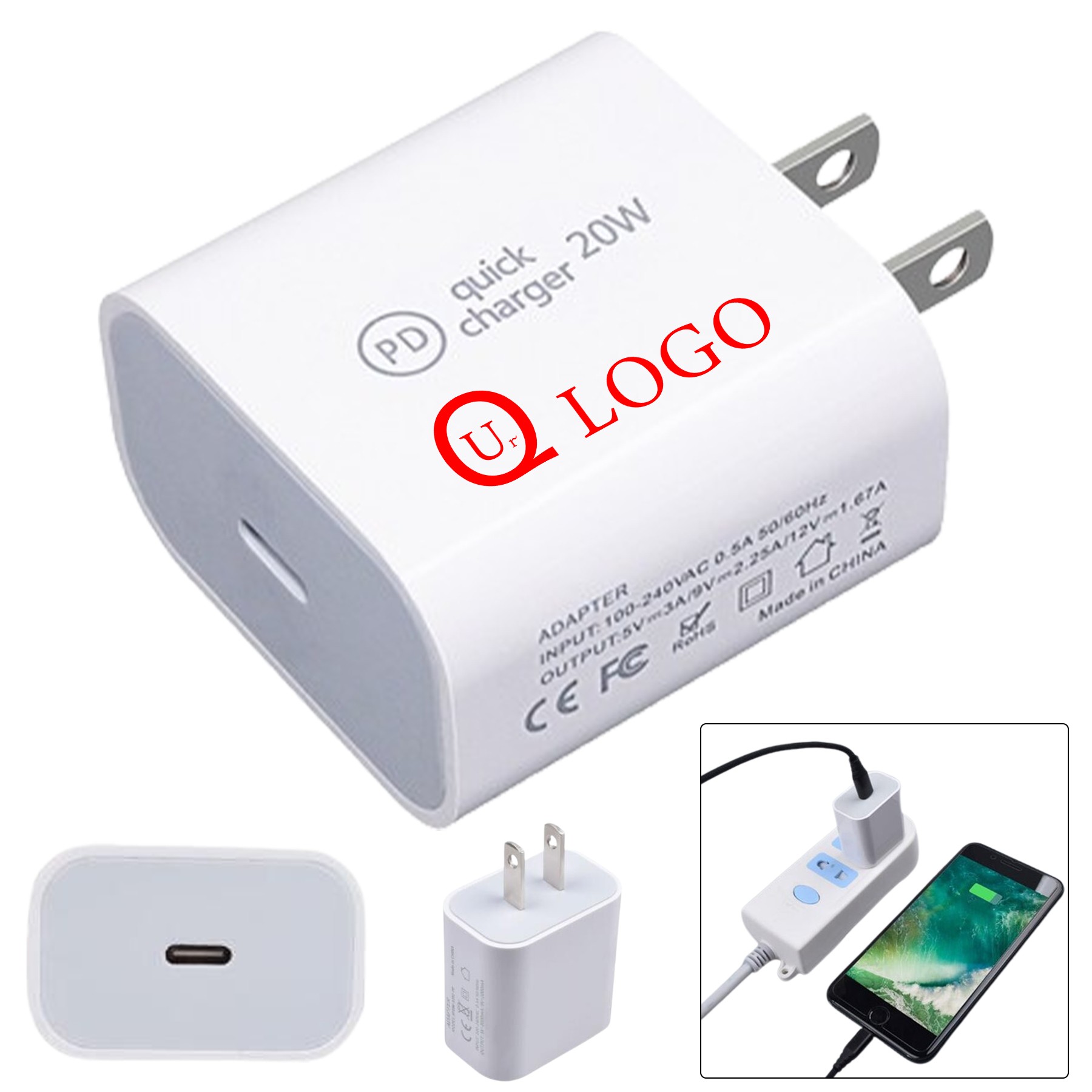 Us Standard Pd 20W Type-C Quick Charger