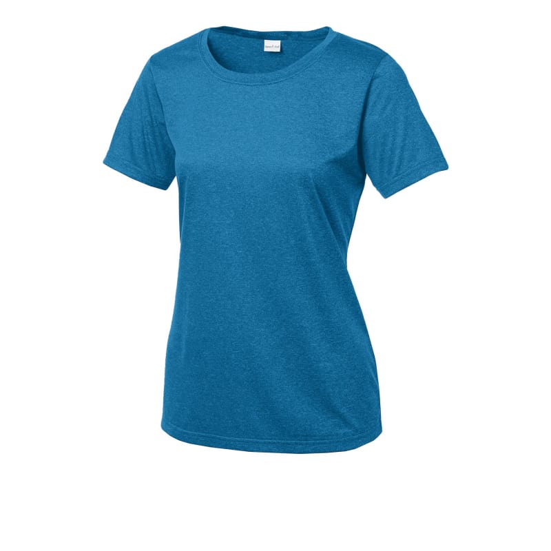 Sport-Tek Women's Heather Contender Scoop Neck Tee. 57