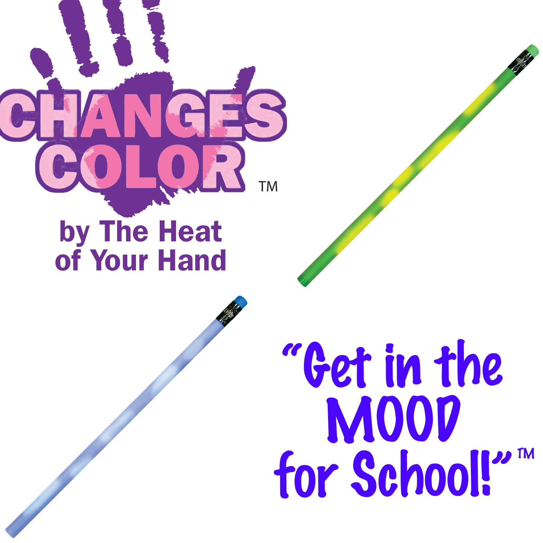 Color Changing Mood Pencil with Eraser 2