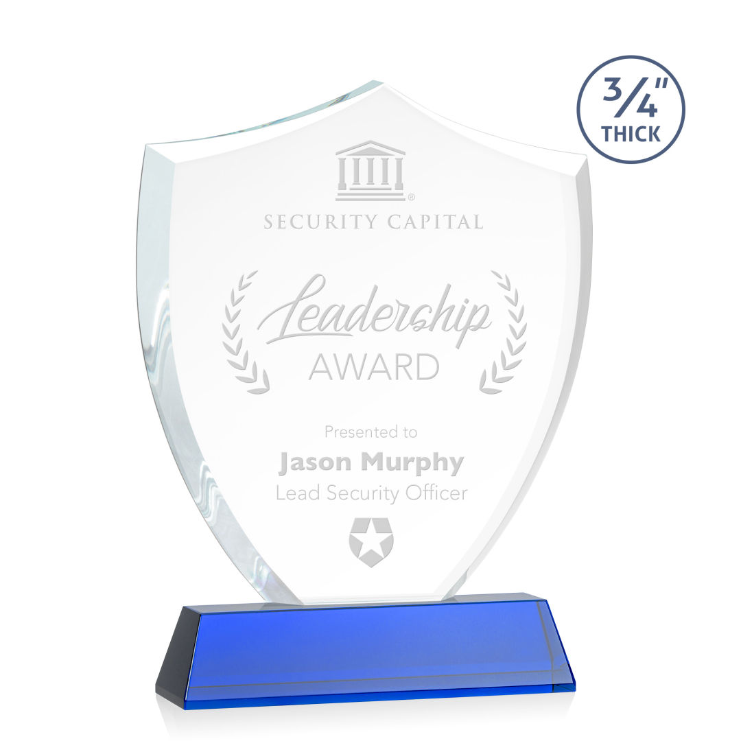 Scudo Shield Award on Newhaven - Blue 2