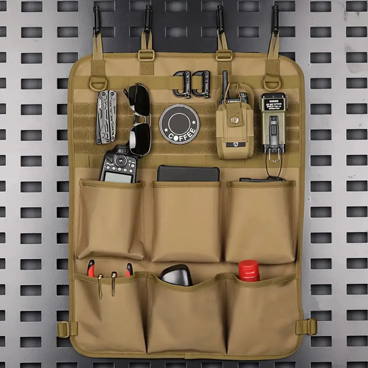 Tactical Car Seat Back Organizer Cover Protector 8