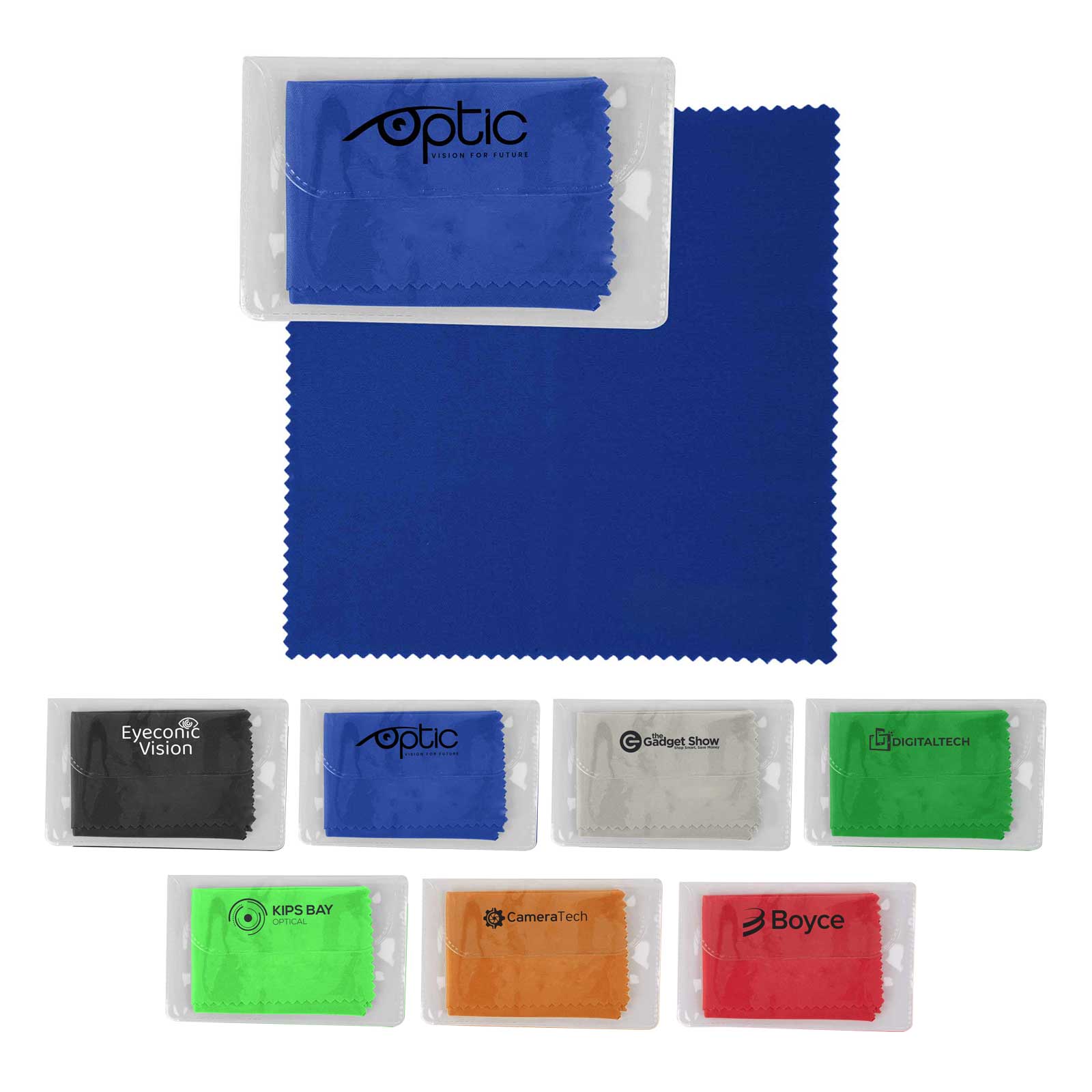 RPET Microfiber Cleaning Cloth In Case