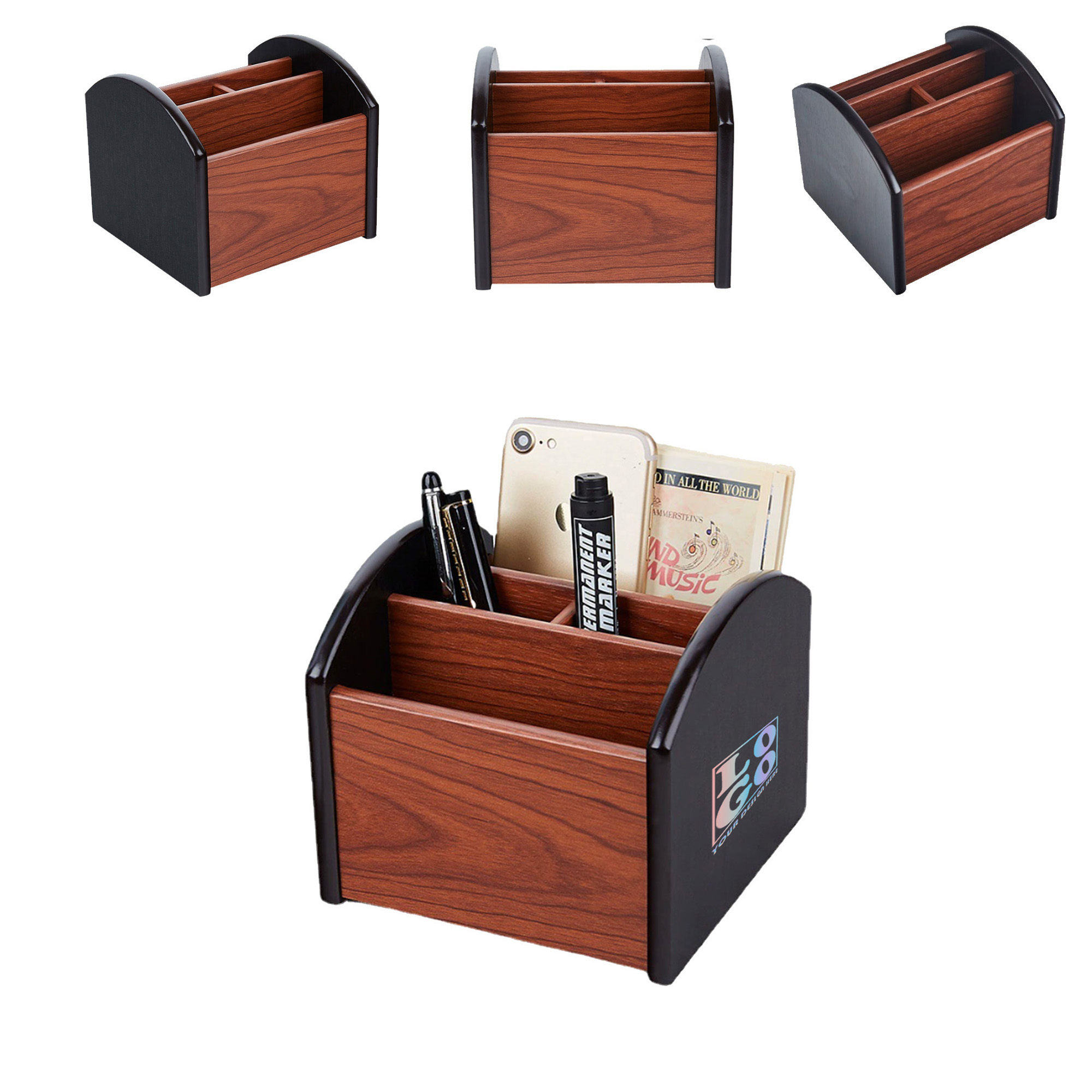 Wood Pen Holder 2