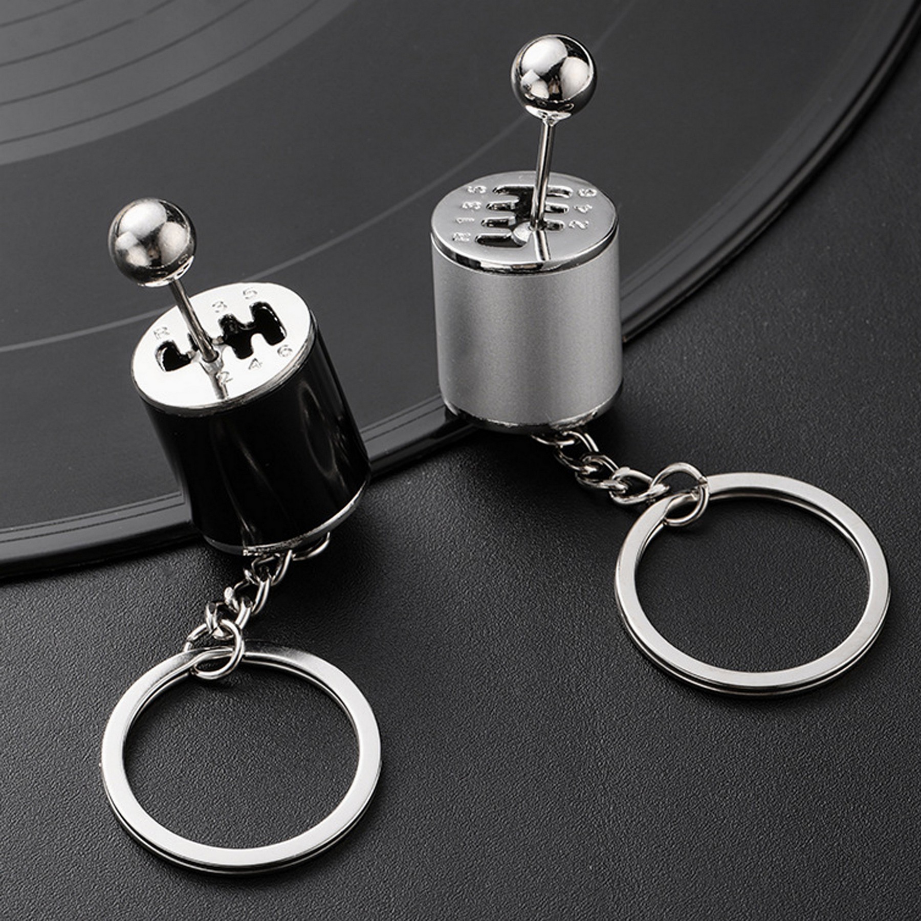 Metal Car Shifter Keychain 5