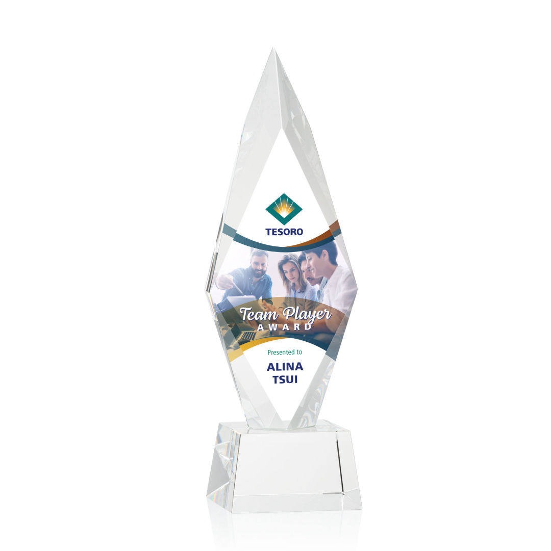 Manilow VividPrint™ Award on Robson Base - Clear 4