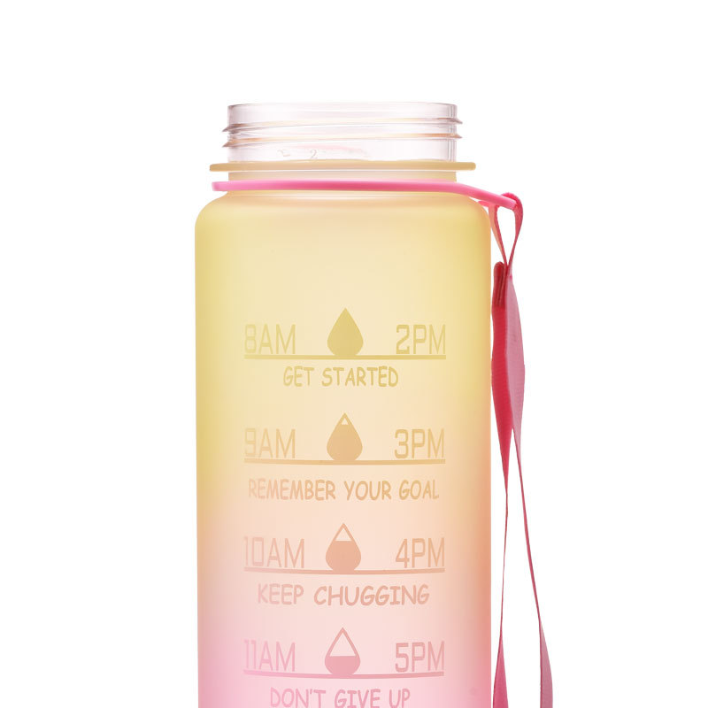 Giotto 32oz Leakproof BPA Free Drinking Water Bottle / Time Marker Straw 13