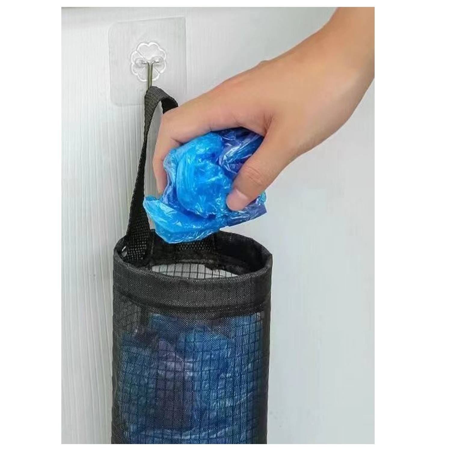 Wall- mounted Hanging Plastic Bag Holder Dispenser 2