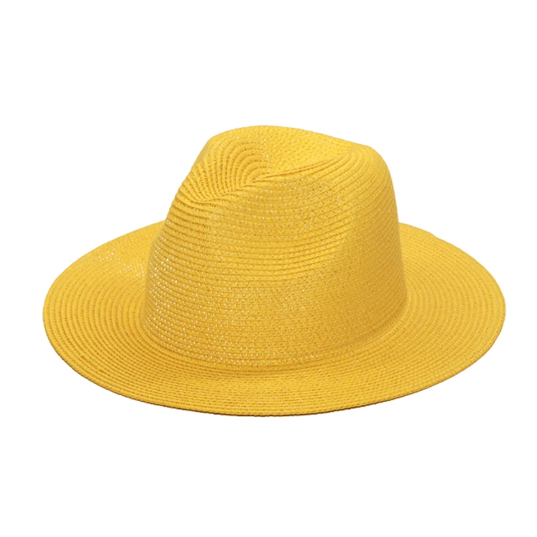 Adults' Fashionable Summer Sun Protective Straw Hat 2
