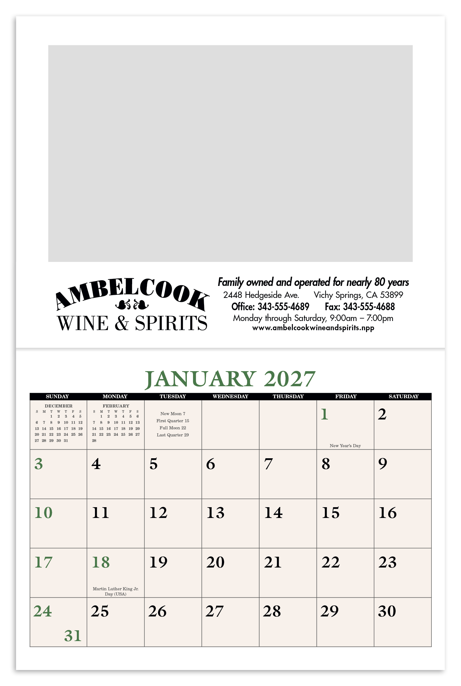 Triumph® Calendars Home Recipe Calendar 87