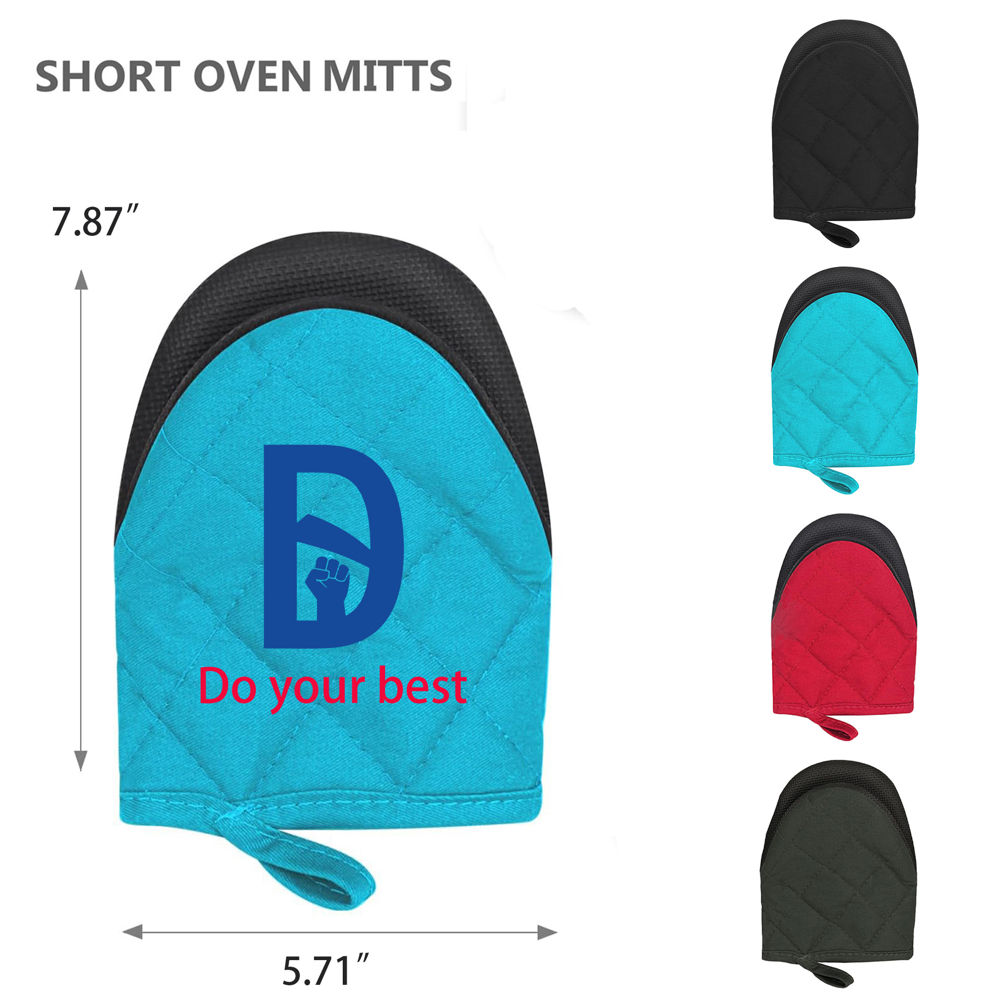 Grilling Heat Resistant Mitt with Hanging Loop 3