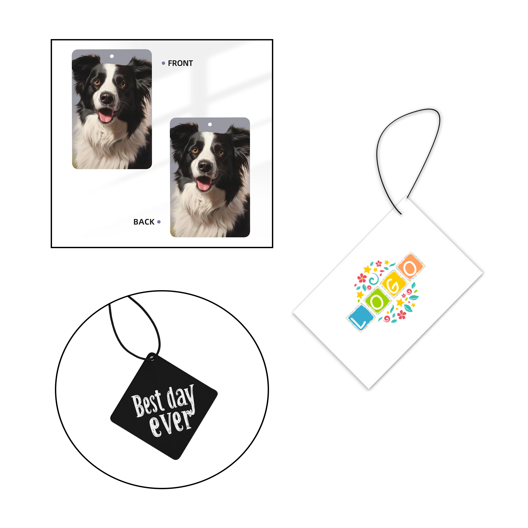 Fully Customized Air Freshener Scented Sheet 3