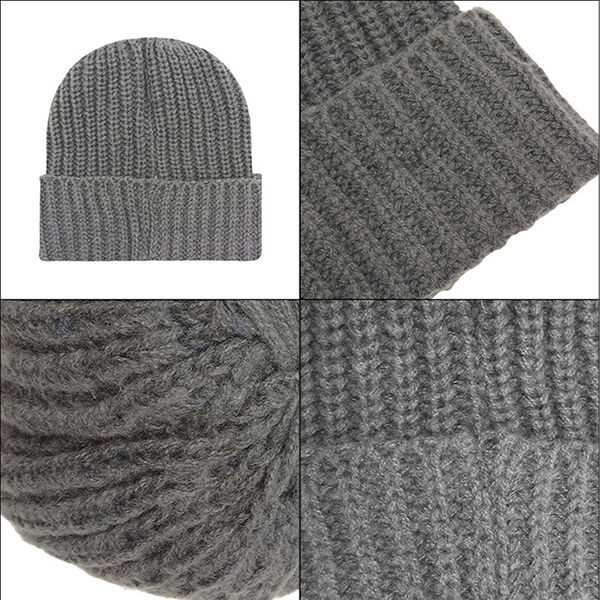 Chunky Ribbed Cuffed Beanie with Custom Logo - 100% Acrylic 64