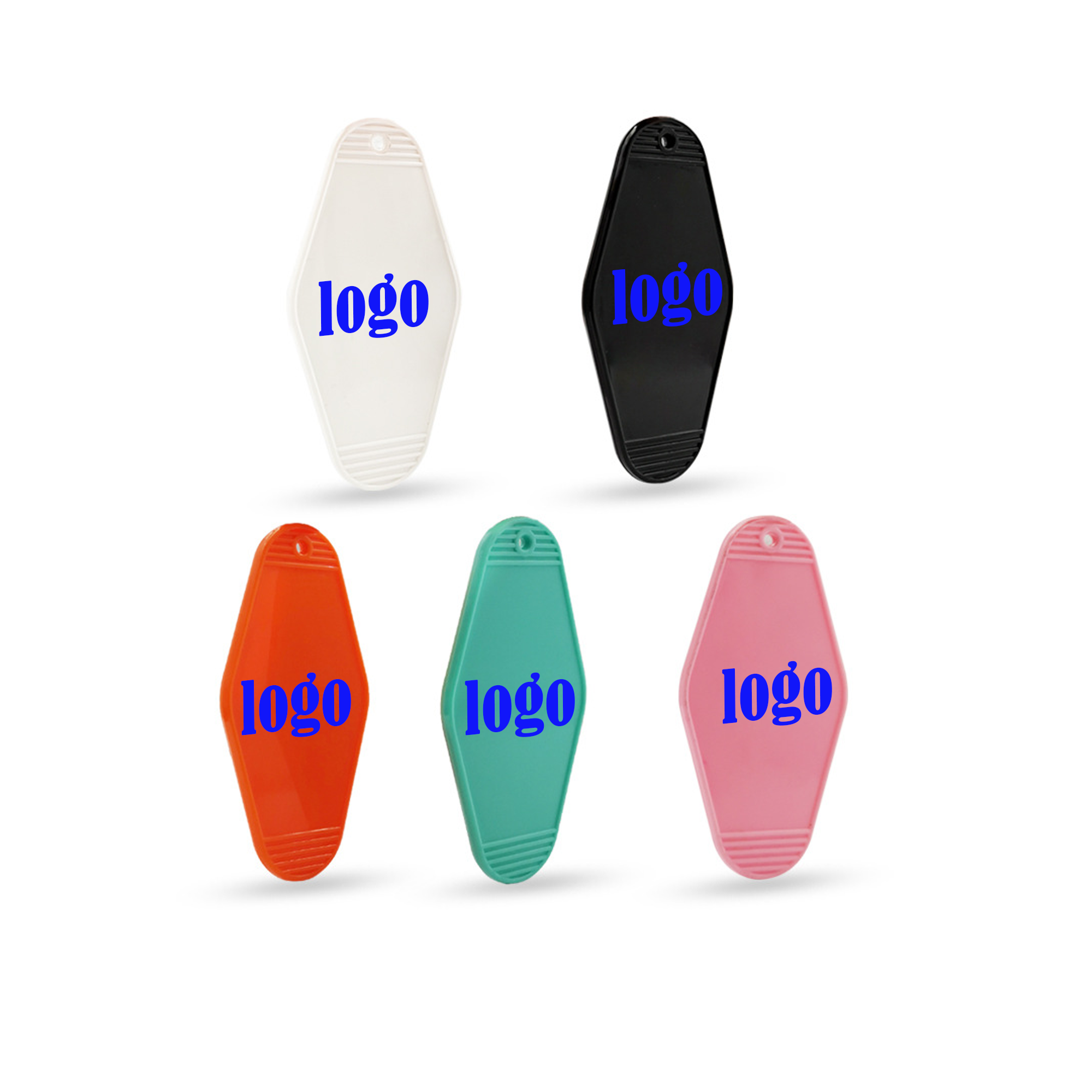 Vintage Plastic Motel Hotel Keychain MOQ100 2