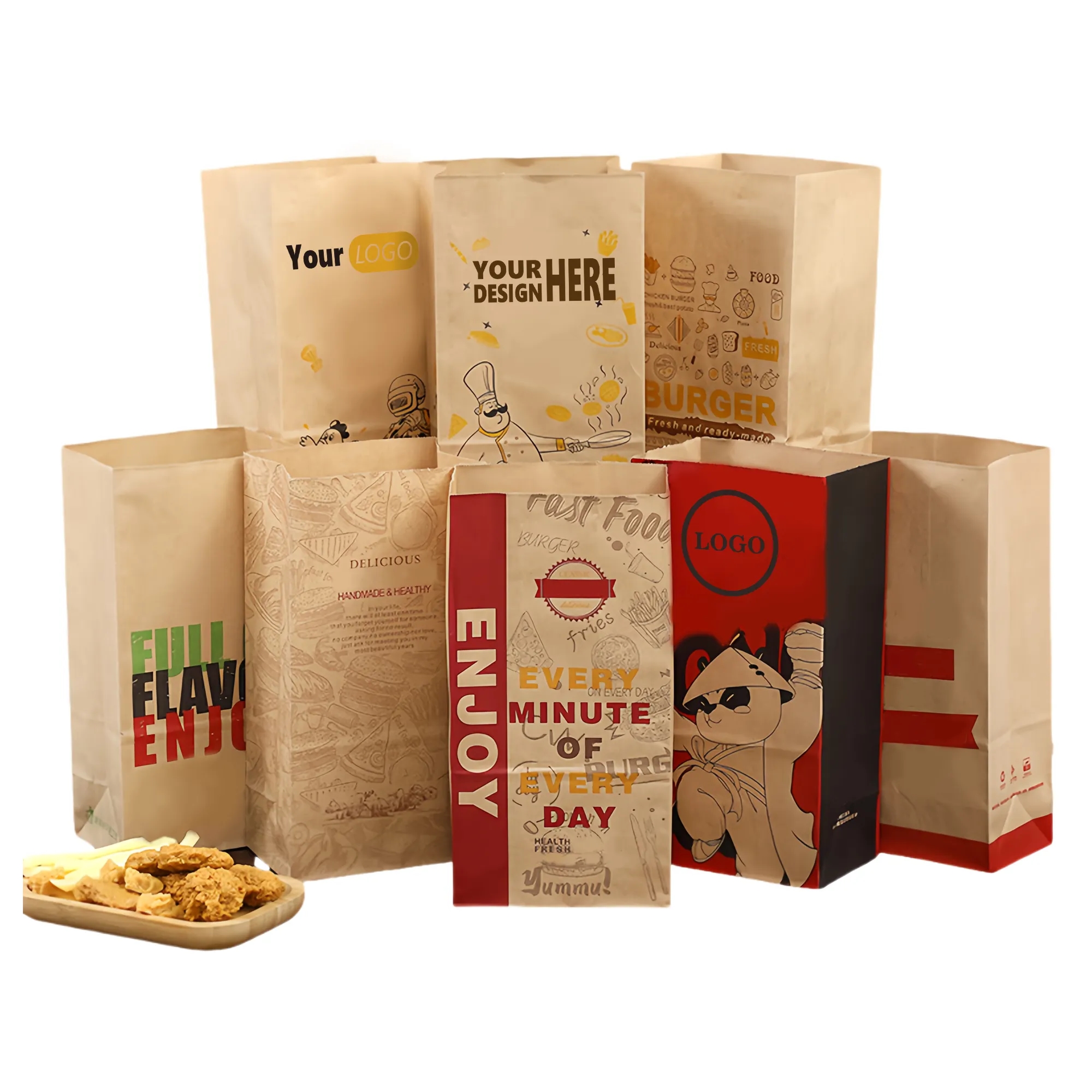 Kraft Paper Food Bag