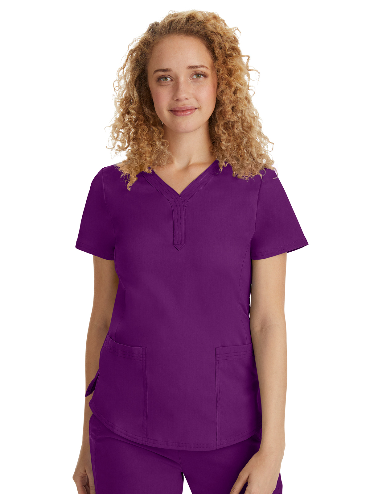 Healing Hands - HH Purple Label - Women's 2-Pocket Jane Triple-Needle Stitching Top 14