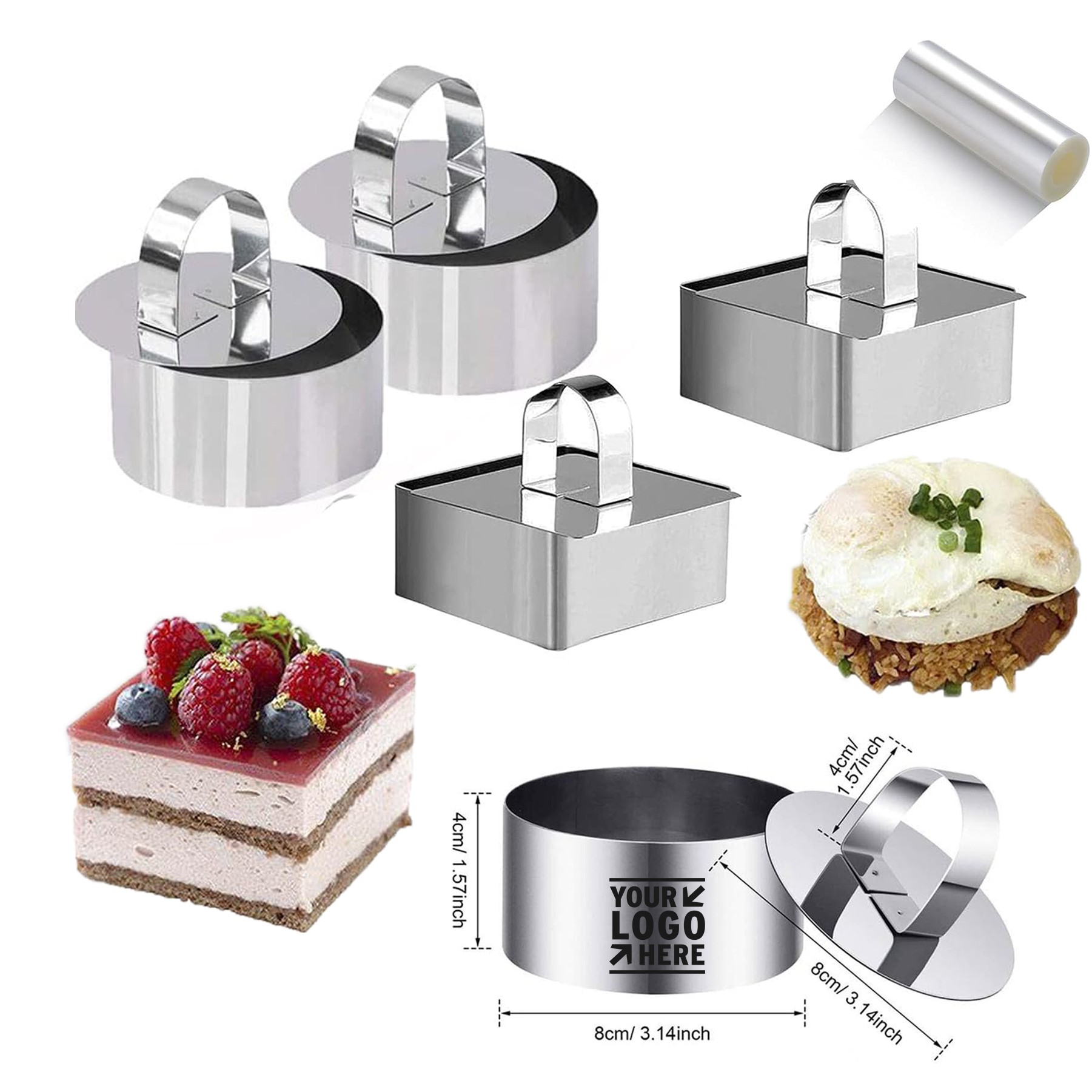 9Pack Food Rings Molds 3