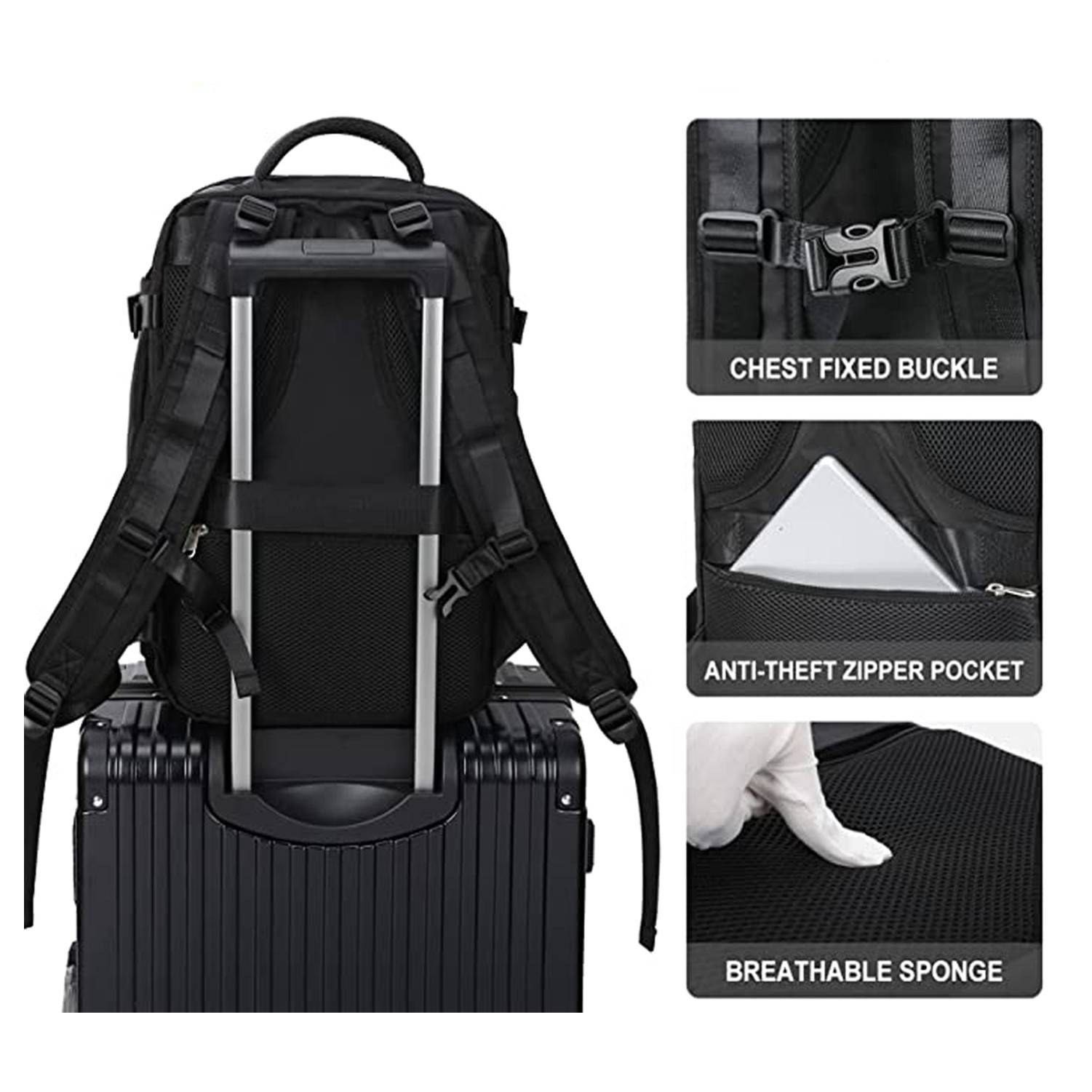 Waterproof Large Travel Backpack 1