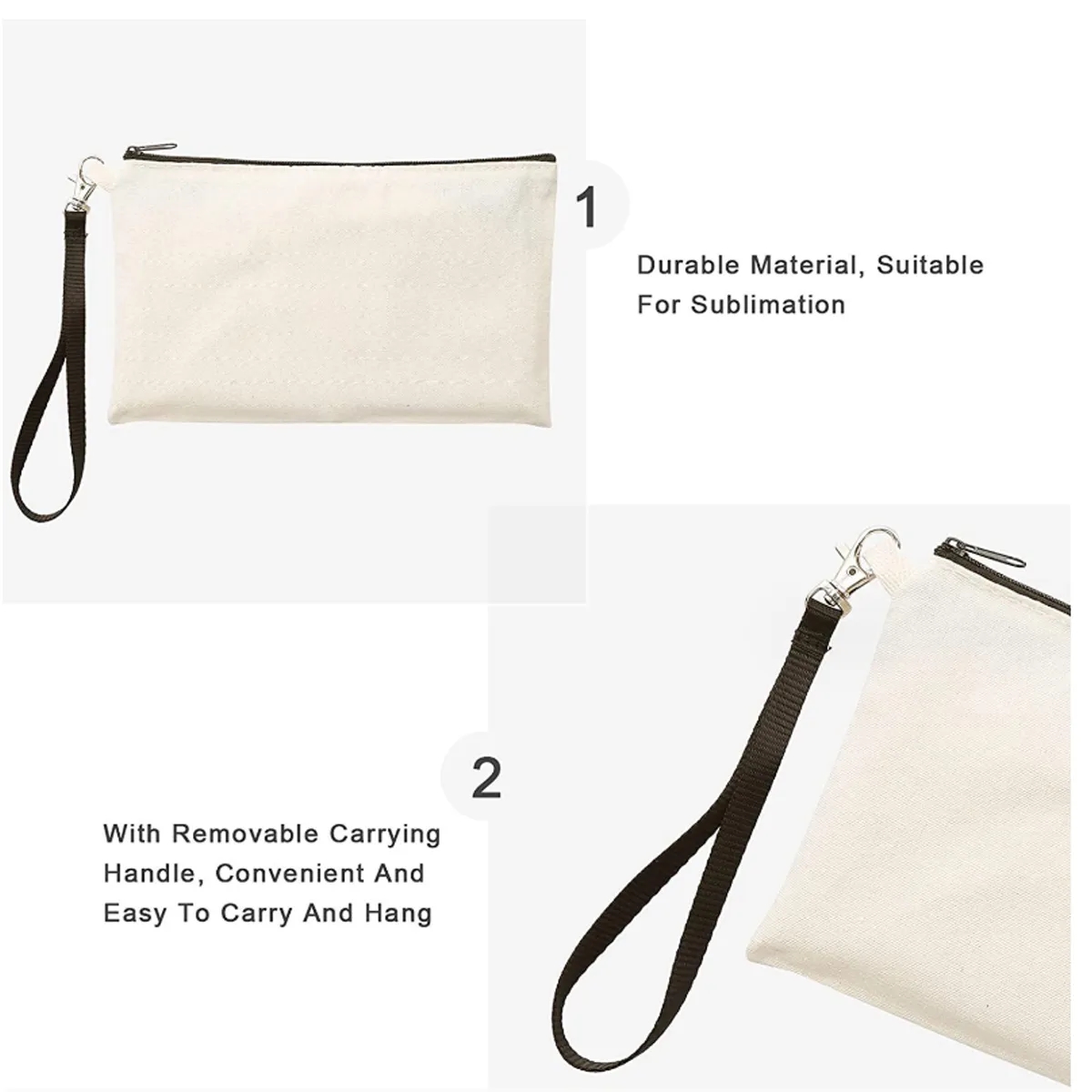 Canvas Multipurpose Cosmetic Pencil Bag 5