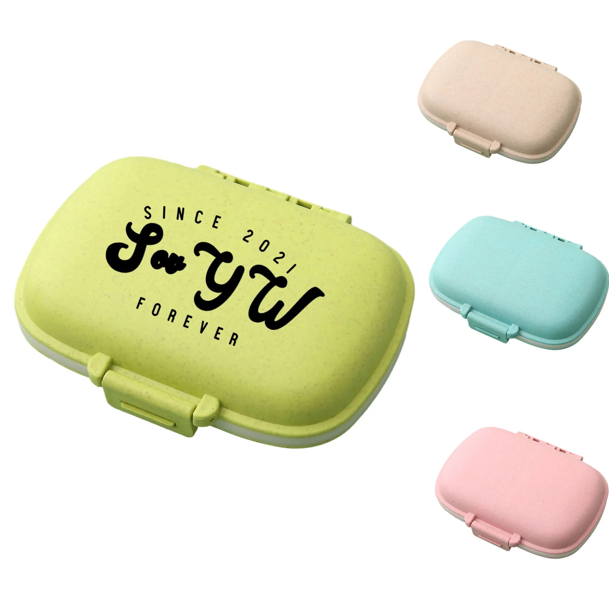 Creative Portable 8 Compartment Pill Box MOQ 100 3