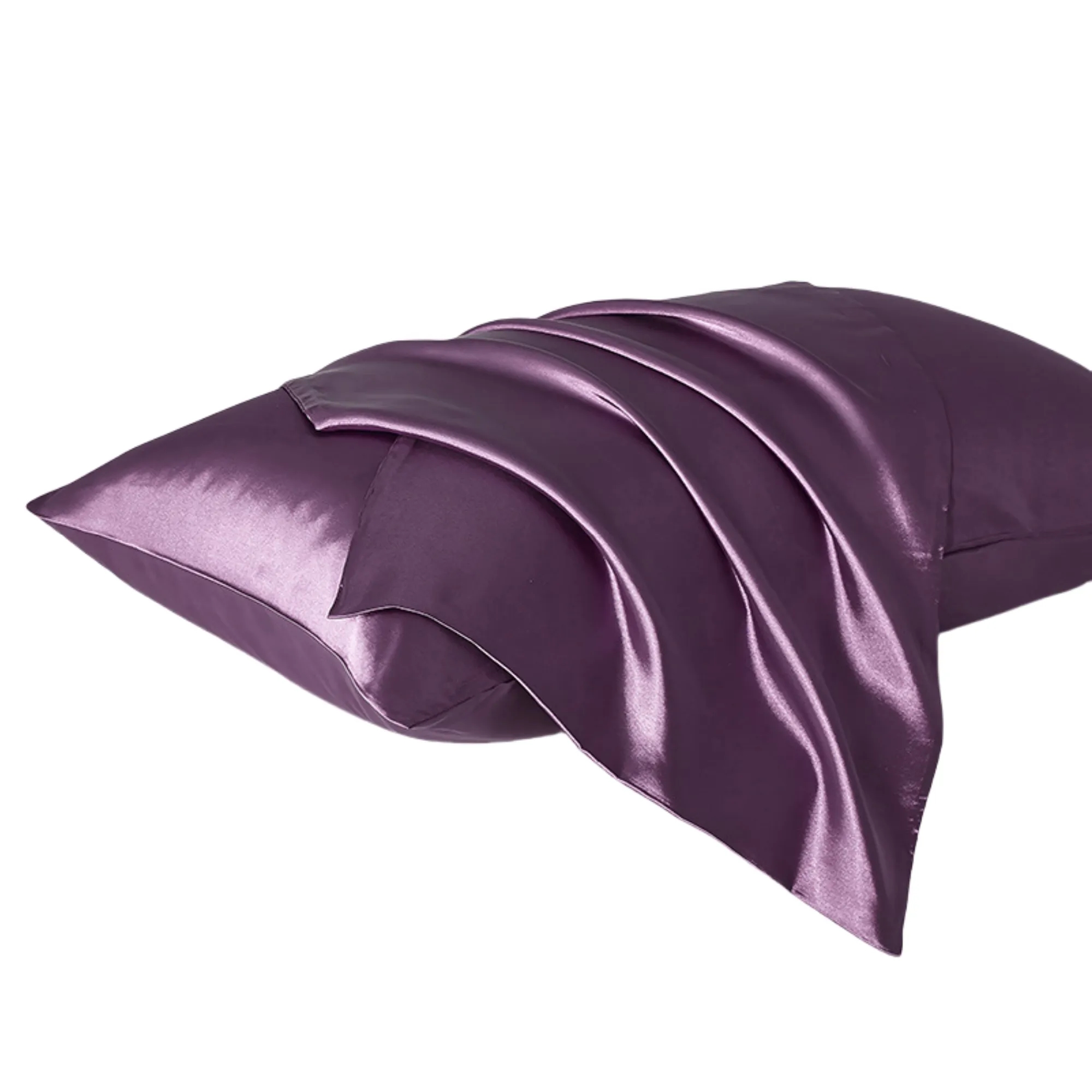 2-Pack Summer Washed Ice Silk Pillowcases 1