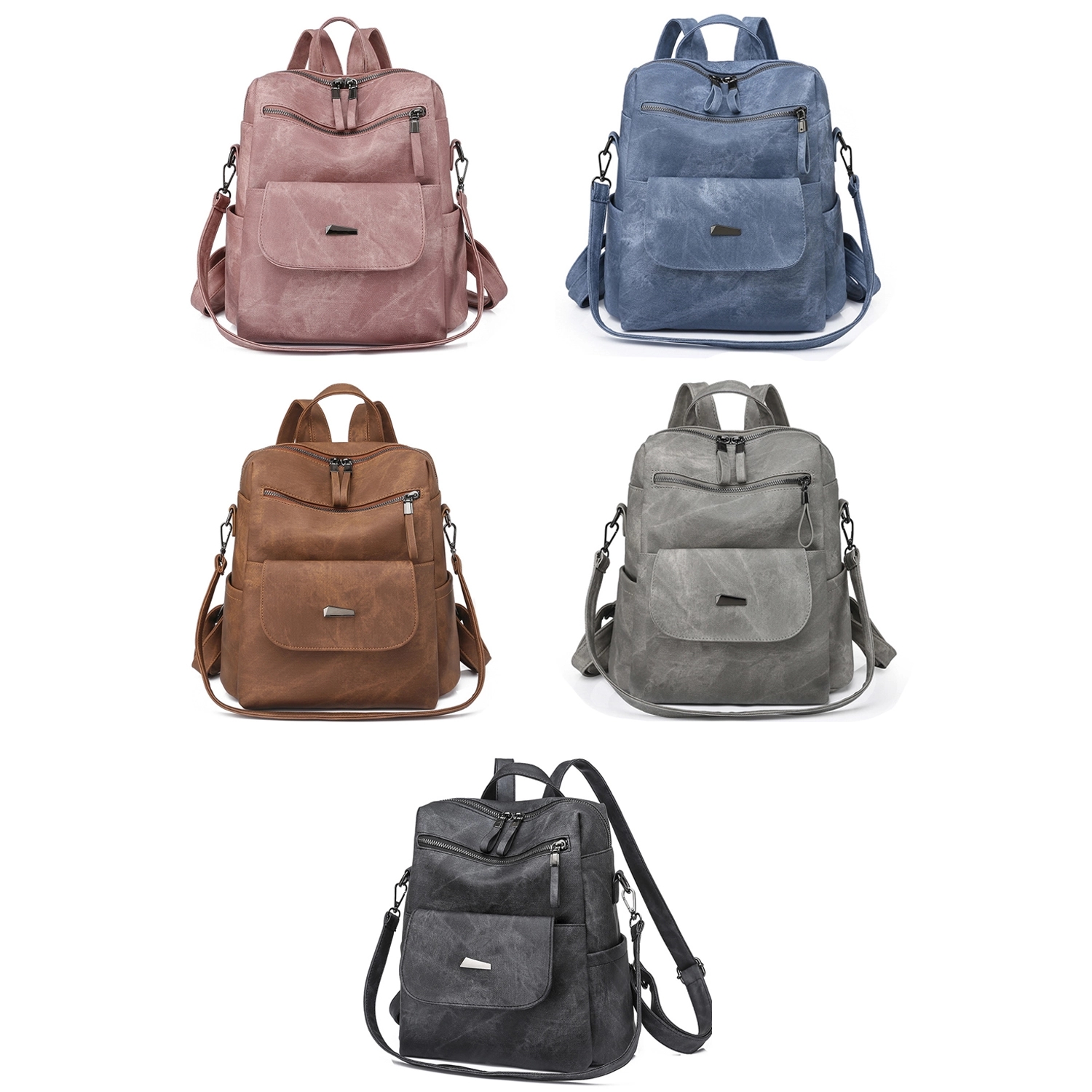 Pu Leather Backpack 2