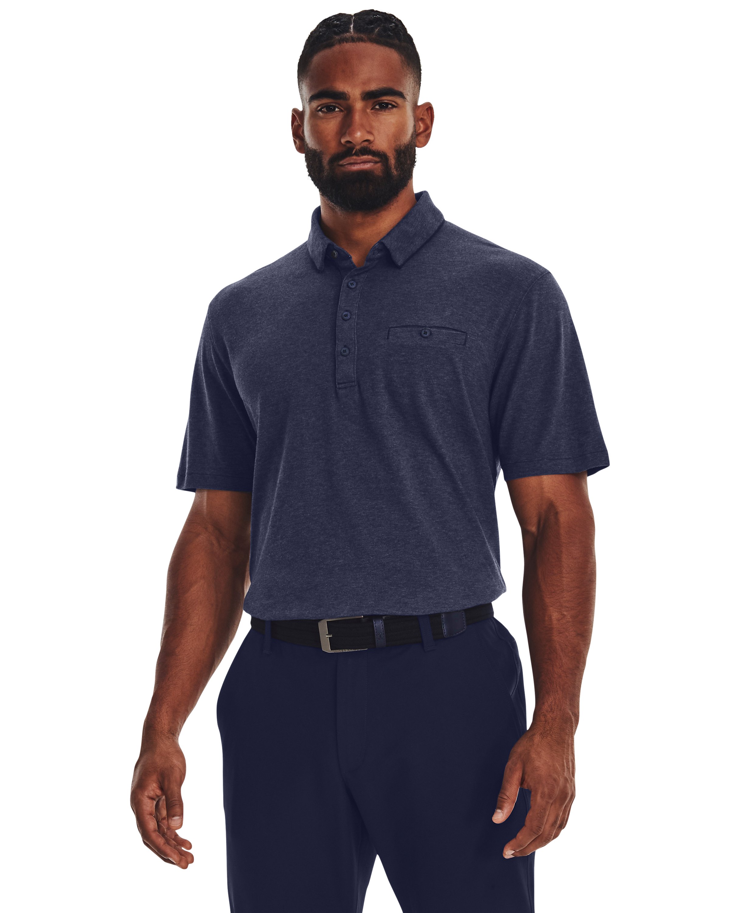 Men's UA Luxe Heather Polo 2