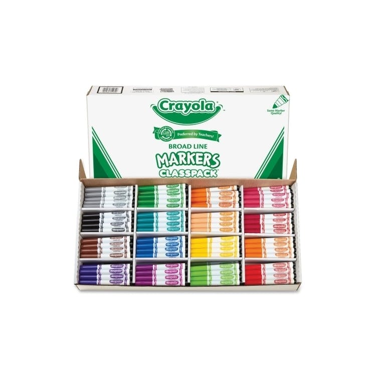 Crayola Markers Classpack - 16 Colors Broad Line 256 Pieces 1