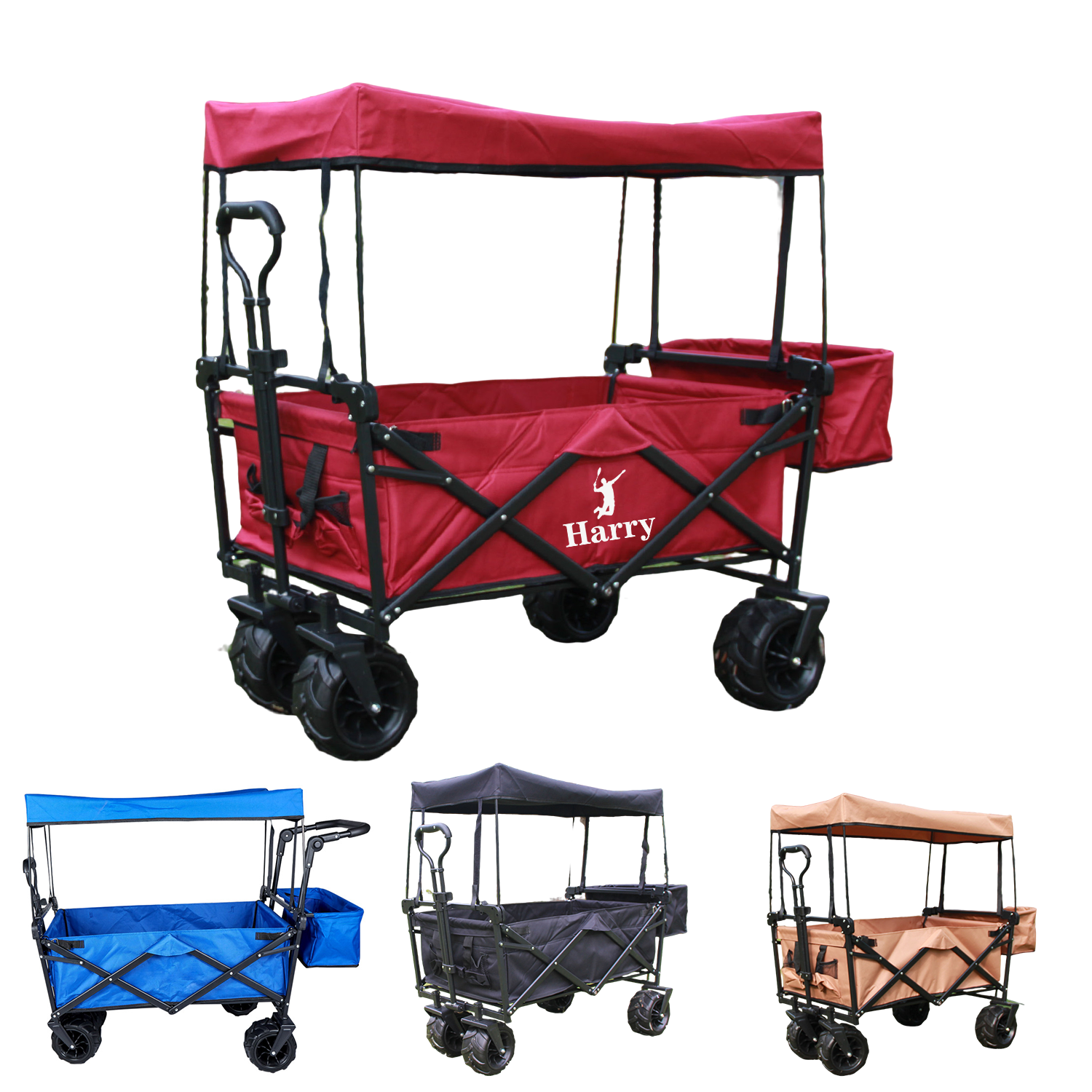 Foldable Wagon With Canopy 2