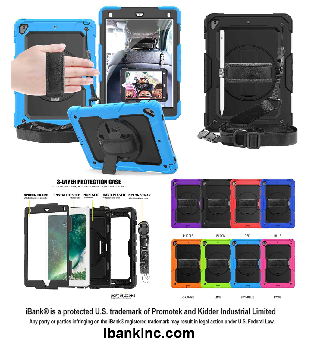 iBank ® iPad 10.2" Shockproof Case compatible with 9th/8th/7th 2021-2019 2