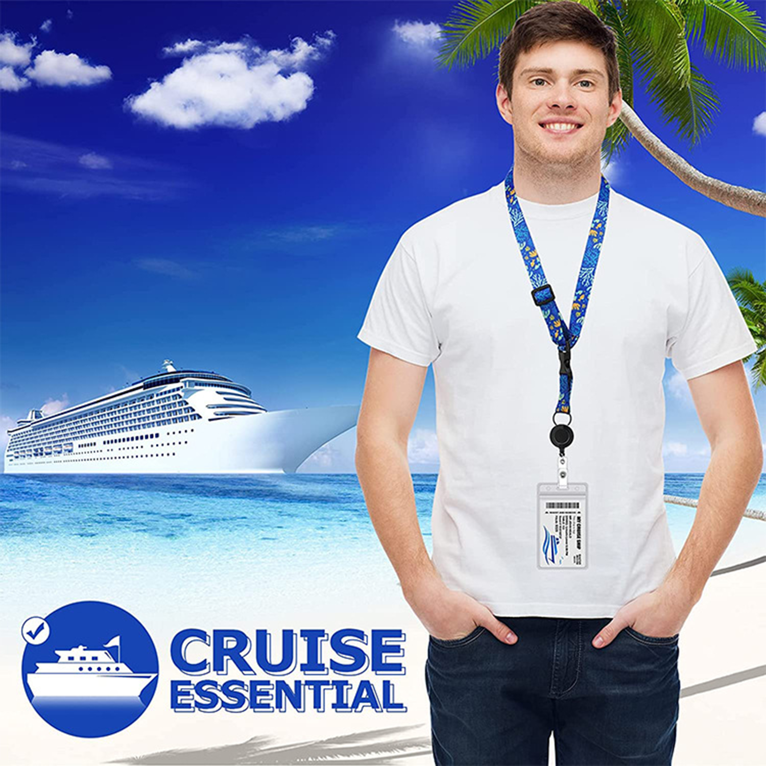 Retractable Carnival Cruise Lanyard 5