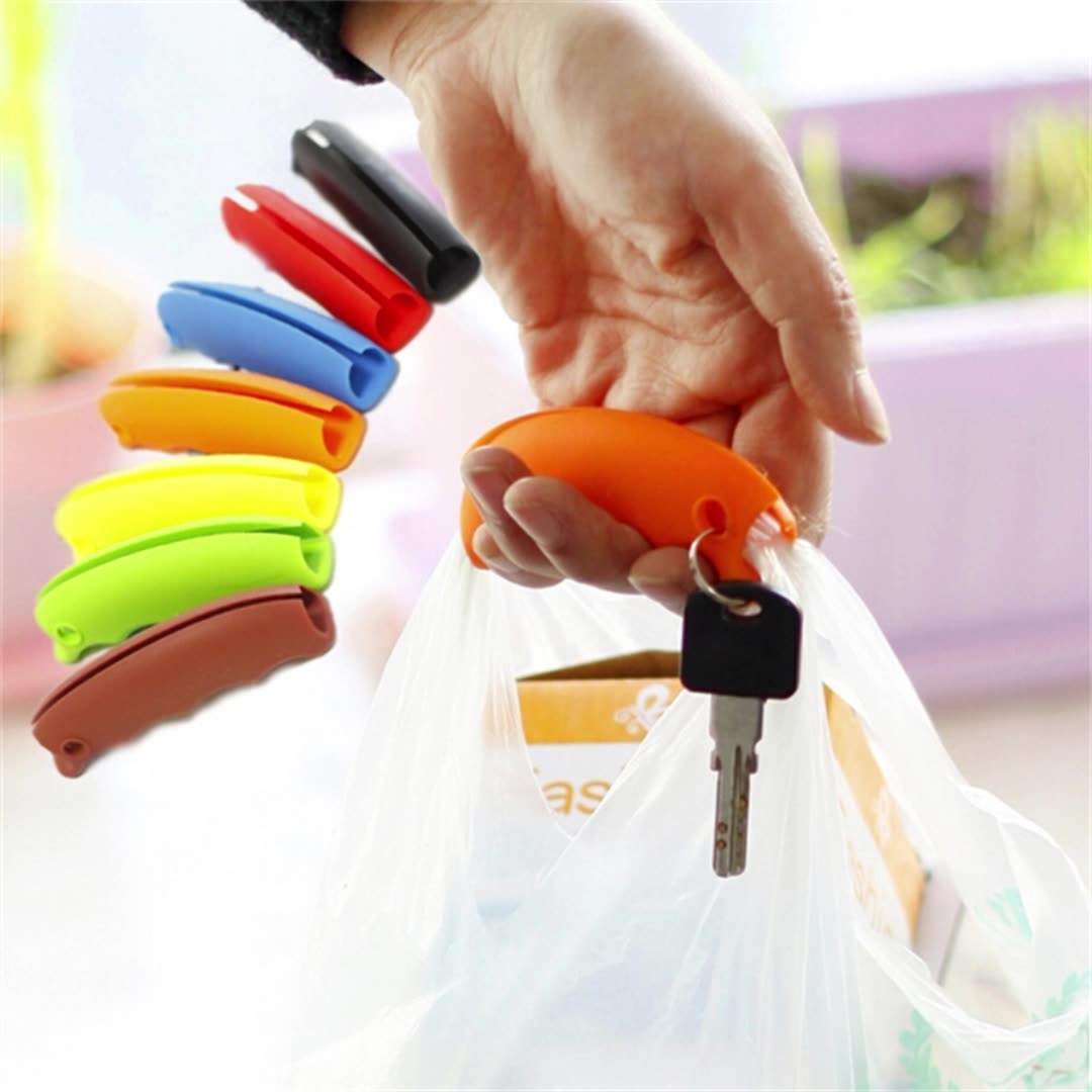Strong Silicone Handle Carrier for Grocery Shopping Bag 2