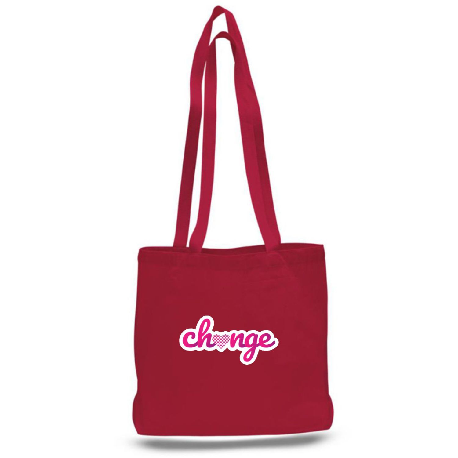 Large Cotton Canvas Messenger Tote Bag USA Decorated (18" x 14") 2