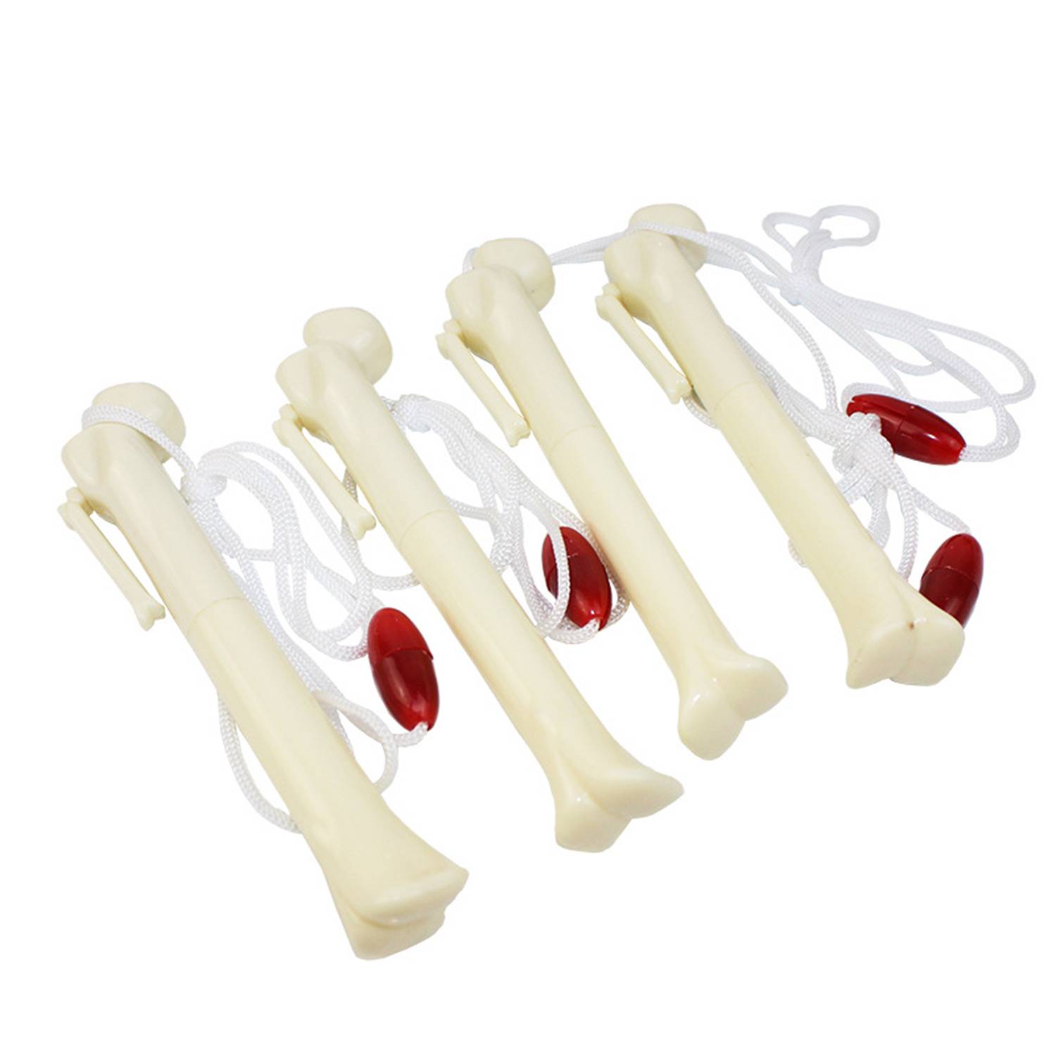 Bone Ballpoint Pen Creative Quirky with Lanyard for Students 2
