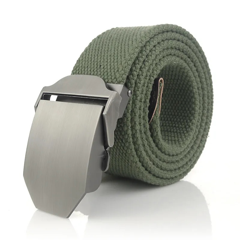 Outdoor Mental Buckle Canvas Belt 9