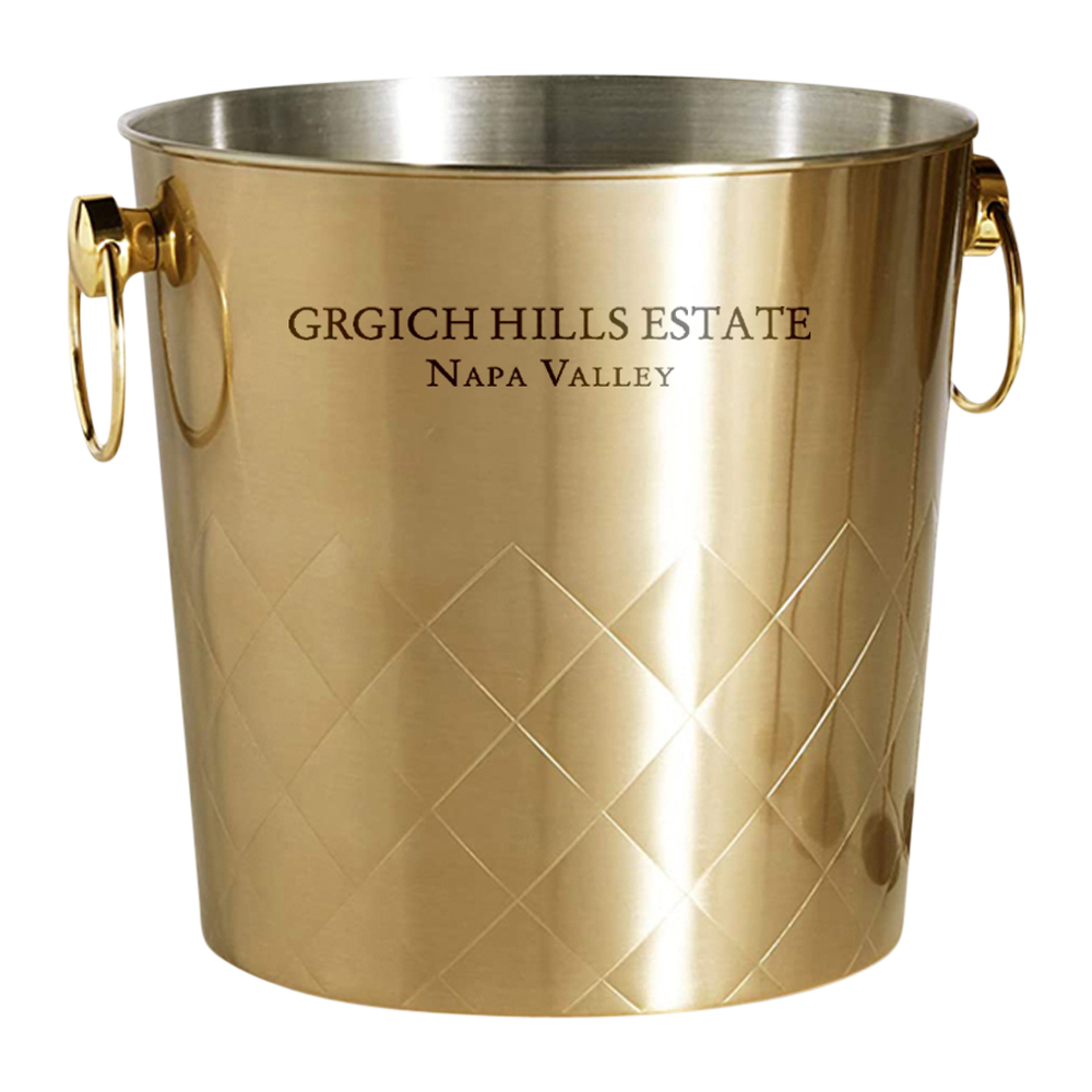 Diamond Stainless Steel Ice Bucket 5