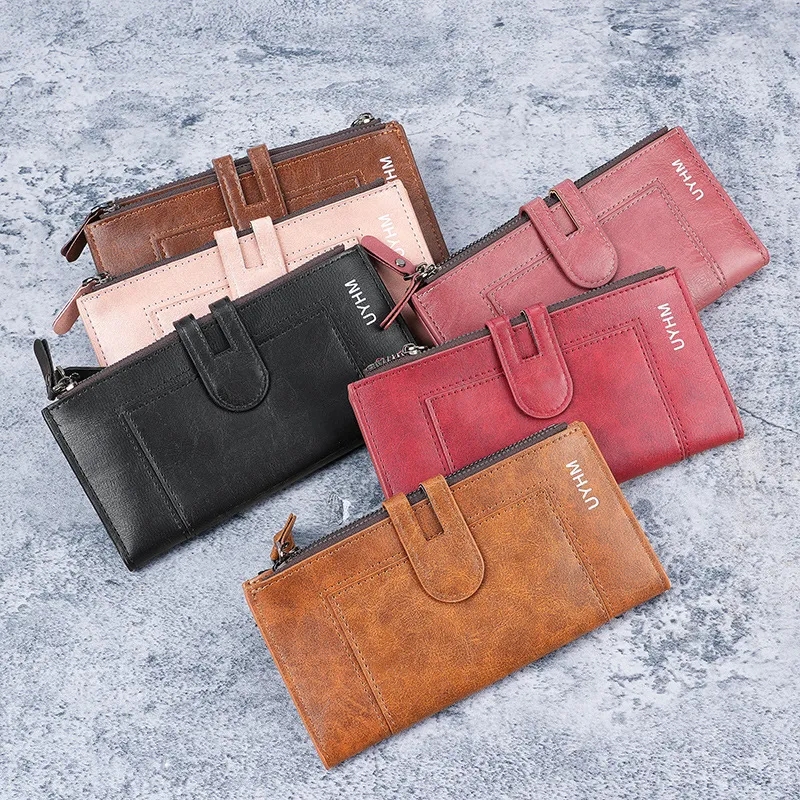 Coin Purse Wallet PU Leather Fashion Phone Bag Card Holder 5