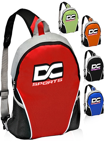 Pocket Sling Backpacks - 12" W x 16" H 2