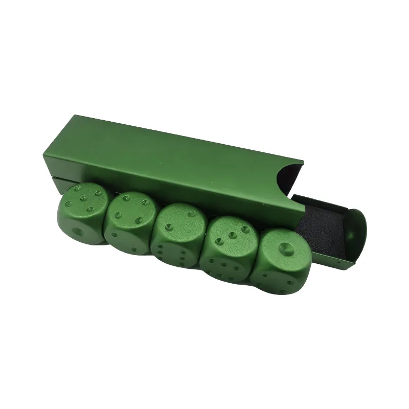 Aluminum Alloy Dice And Case Set 3