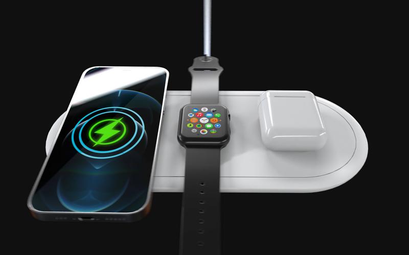 Paragon Imported Trio 15W Wireless Charger 14