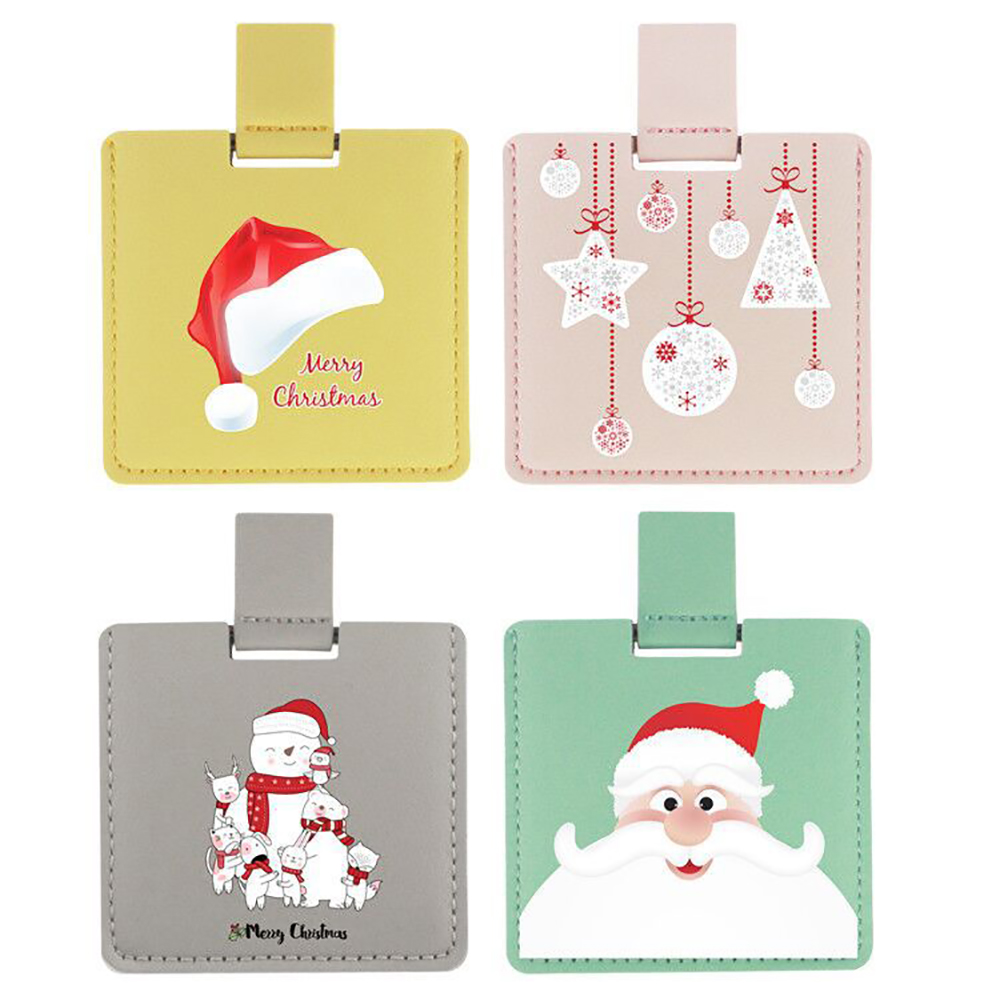 Halloween Christmas Mini Stainless Steel Pocket Mirror 5