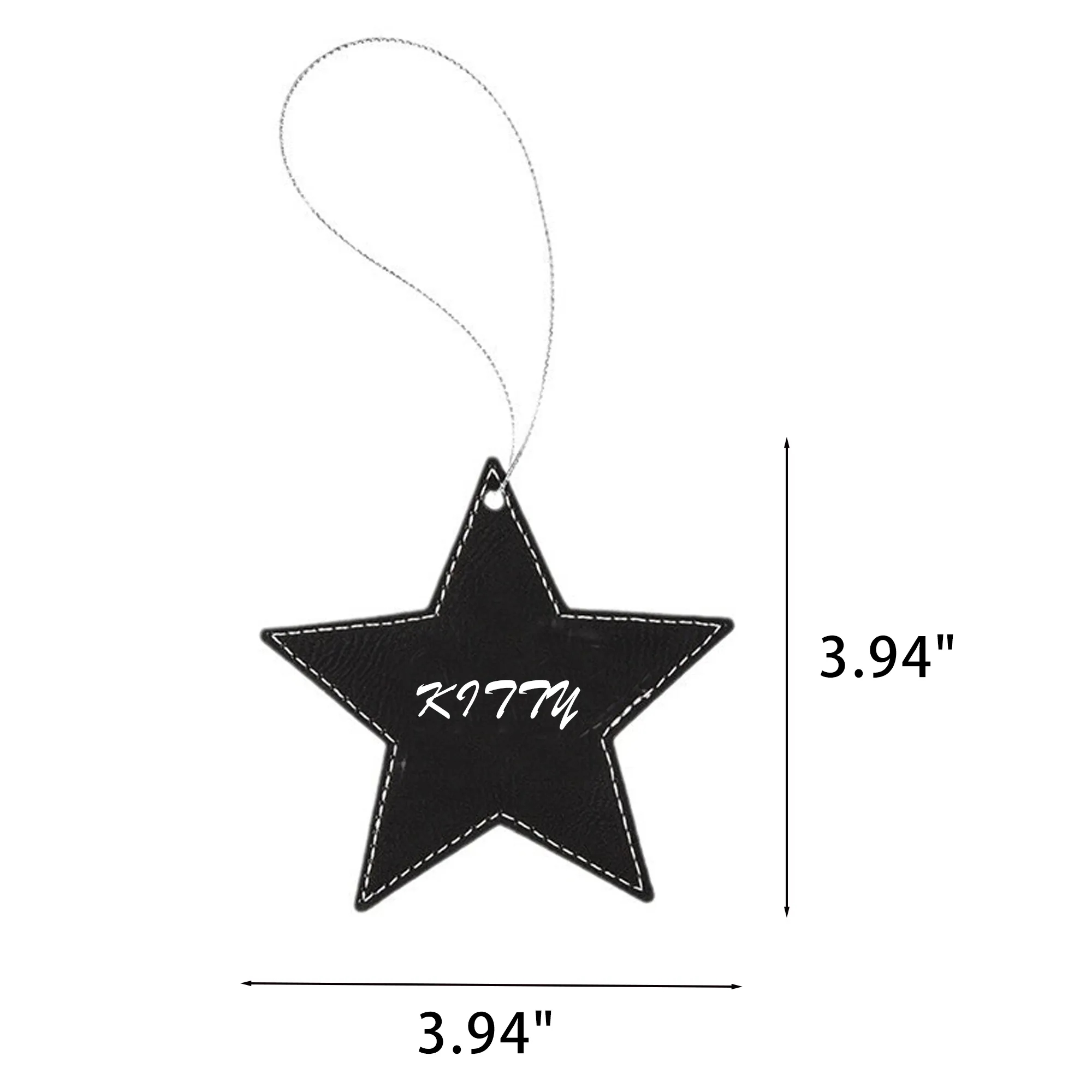 Leatherette Tree Ornaments 5