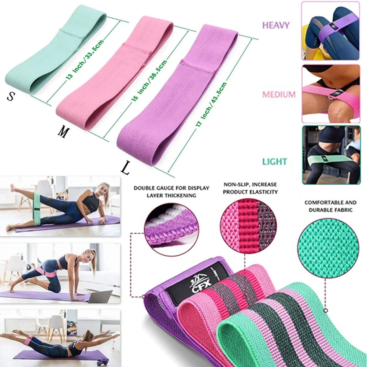 Yoga Booty Resistance Band 2