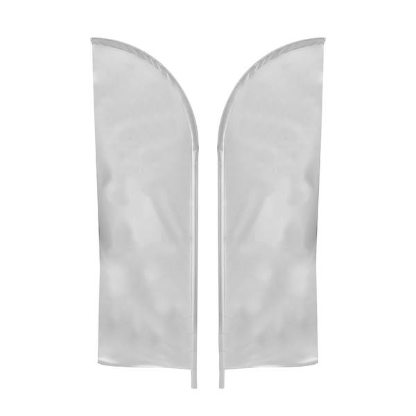 IMPORT 12' Single-Sided Feather Flag with Ground Spike 5