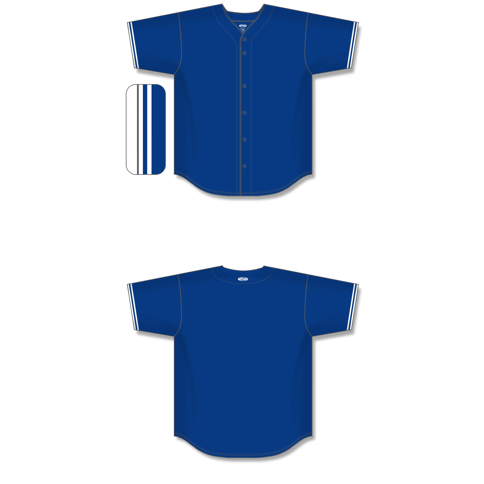 Full Button Baseball Jerseys BA5500-TOR-G01 24