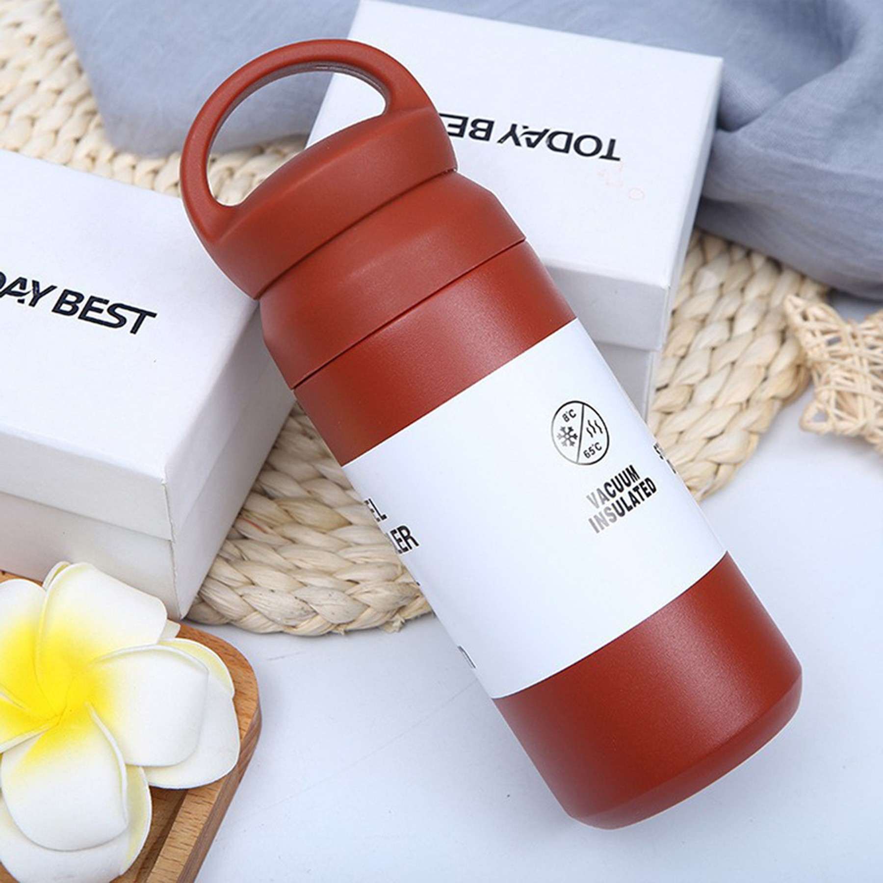 Stainless Steel Coffee Cup Portable Outdoor Insulated Cup 5