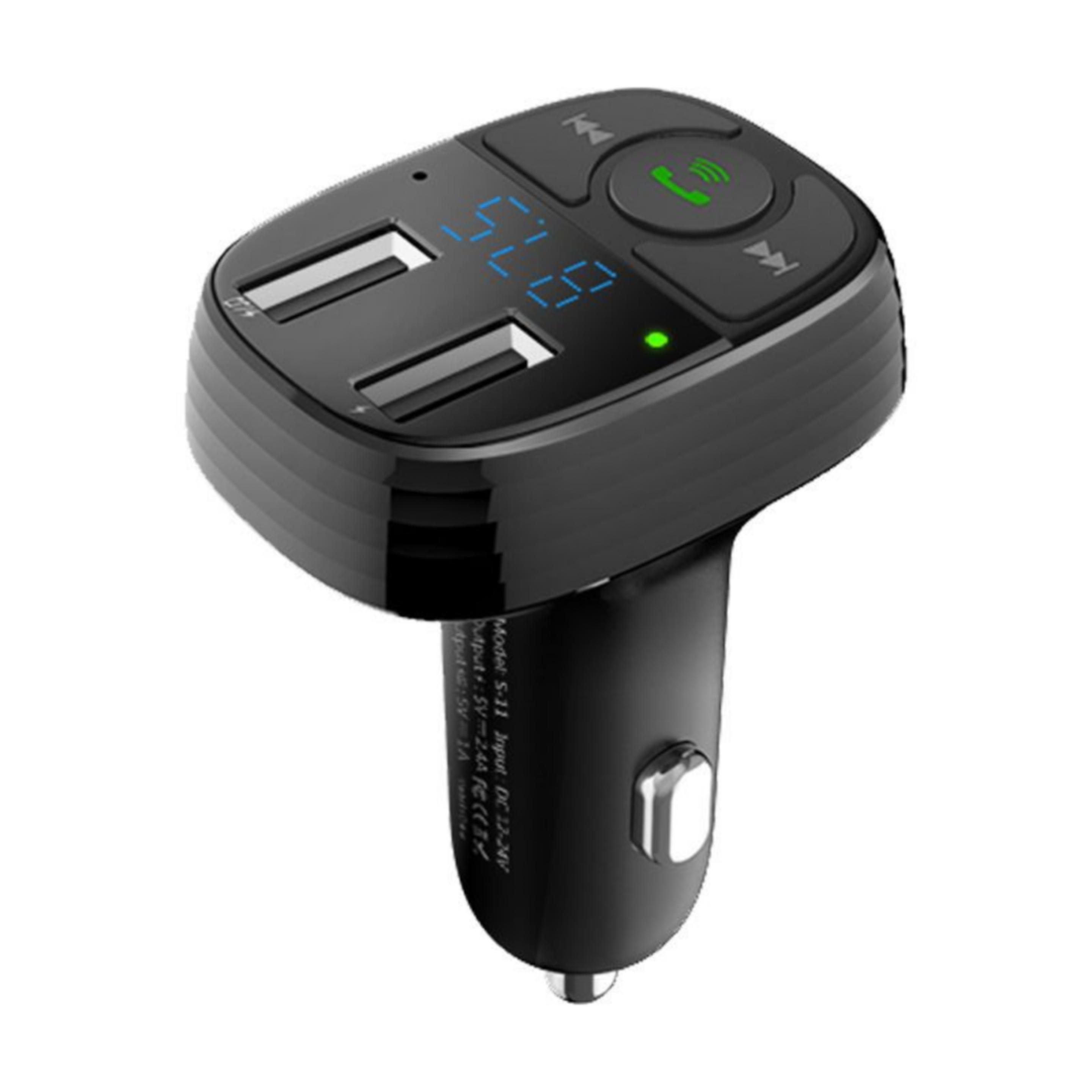 Multifunctional car charger with 5.0 Bluetooth music player 2