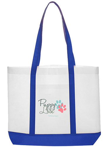 Trim Color Non-Woven Tote Bags 7