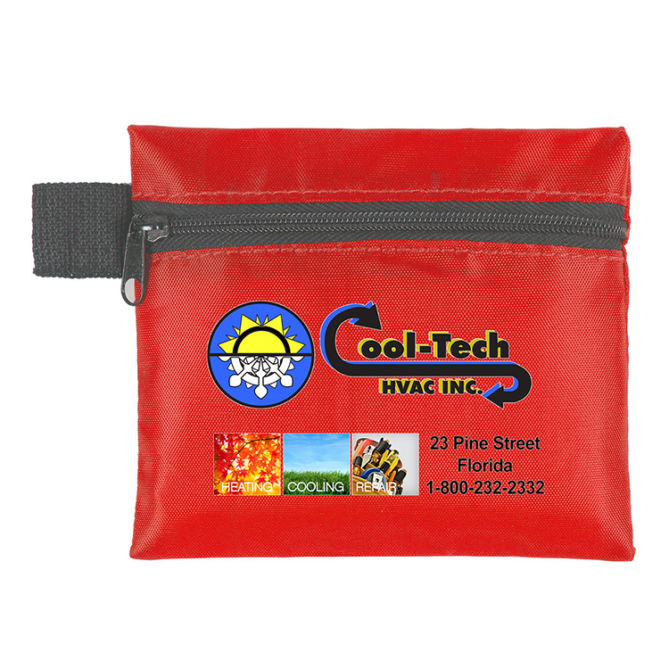 5" W x 4-1/4" H - "Maui" Small Zipper Storage Pouch 14